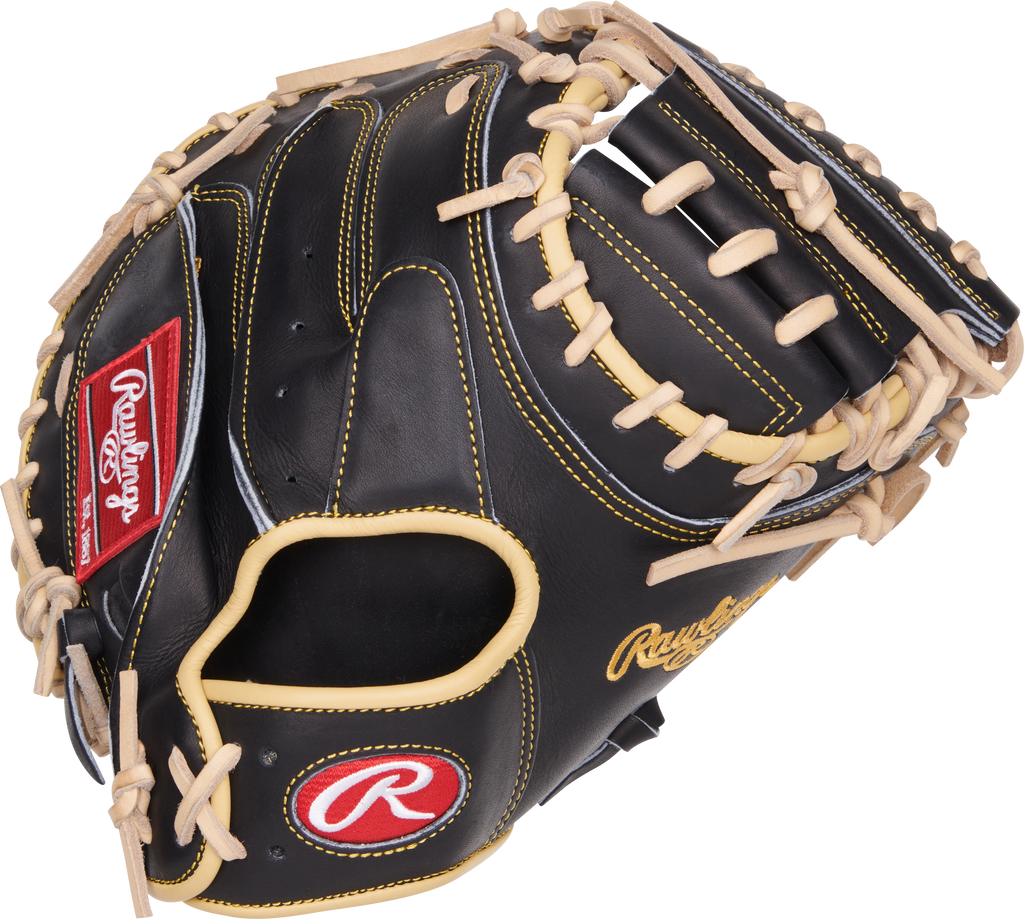 RAWLINGS HEART OF THE HIDE SERIES A. RUTSCHMAN CATCHERS MITT 34-INCH BASEBALL GLOVE