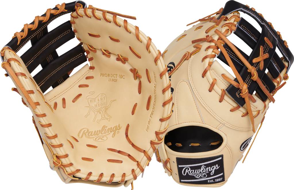RAWLINGS HEART OF THE HIDE SERIES FIRST BASE MITT 13-INCH BASEBALL GLOVE