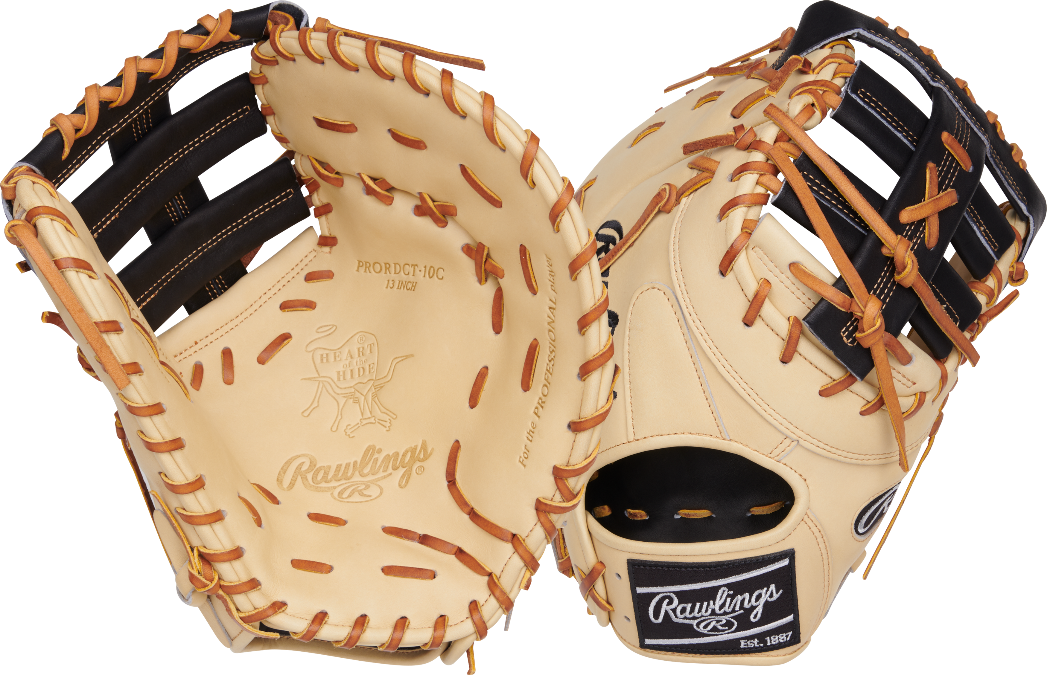 RAWLINGS HEART OF THE HIDE SERIES FIRST BASE MITT 13-INCH BASEBALL GLOVE