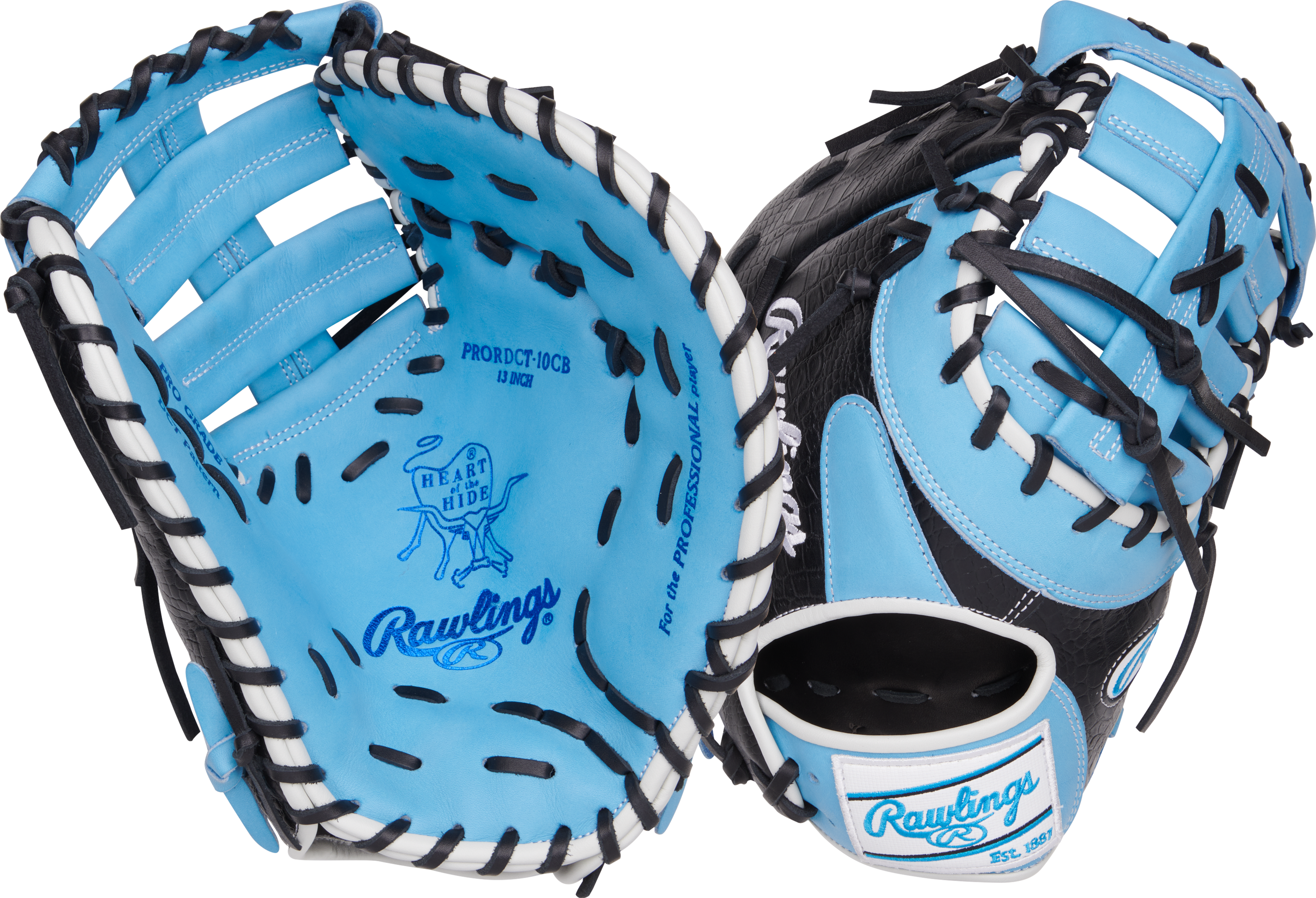 RAWLINGS HEART OF THE HIDE SERIES FIRST BASE MITT 13-INCH BASEBALL GLOVE