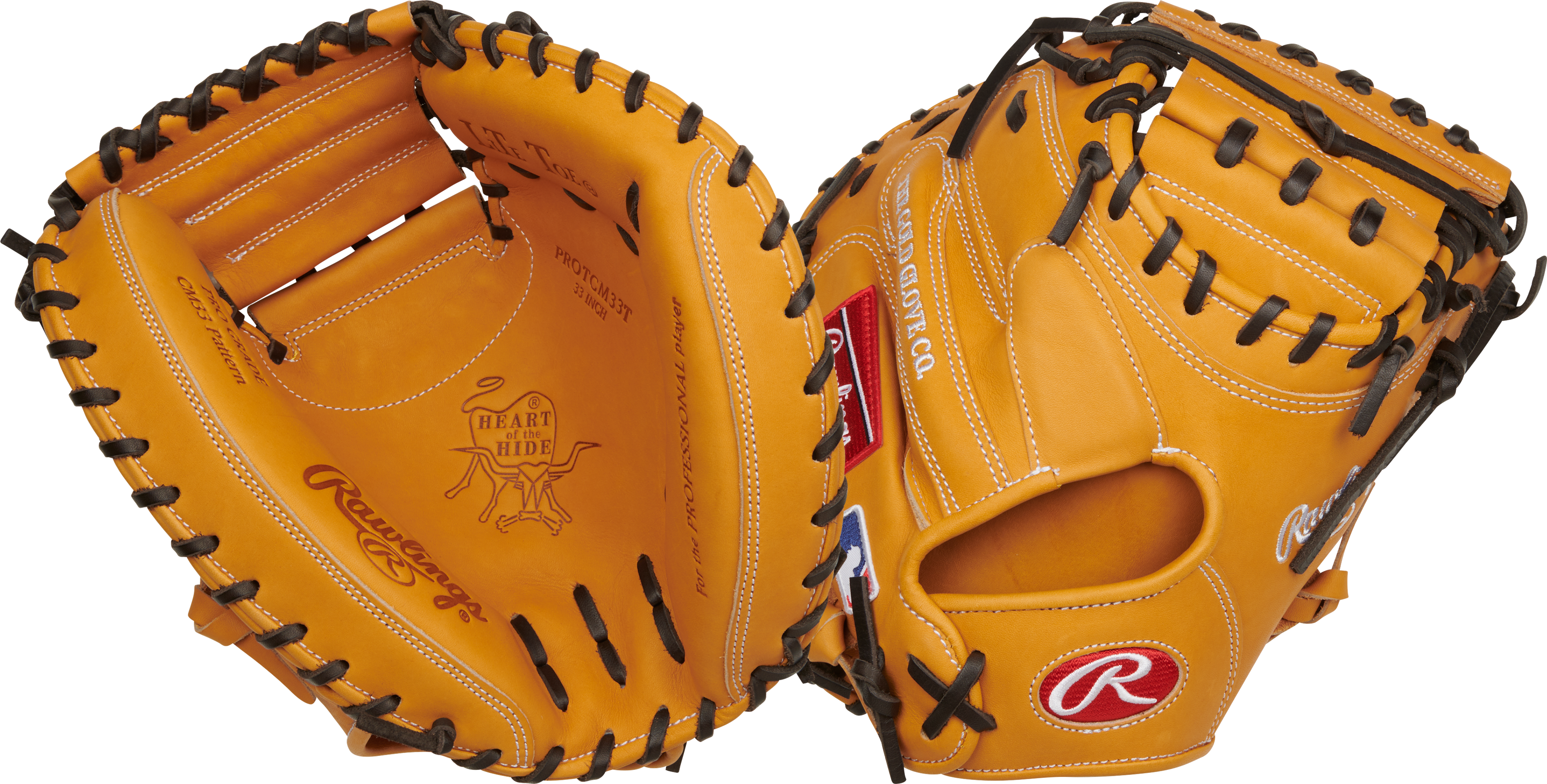 RAWLINGS HEART OF THE HIDE TRADITIONAL SERIES CATCHERS MITT 33-INCH BASEBALL GLOVE
