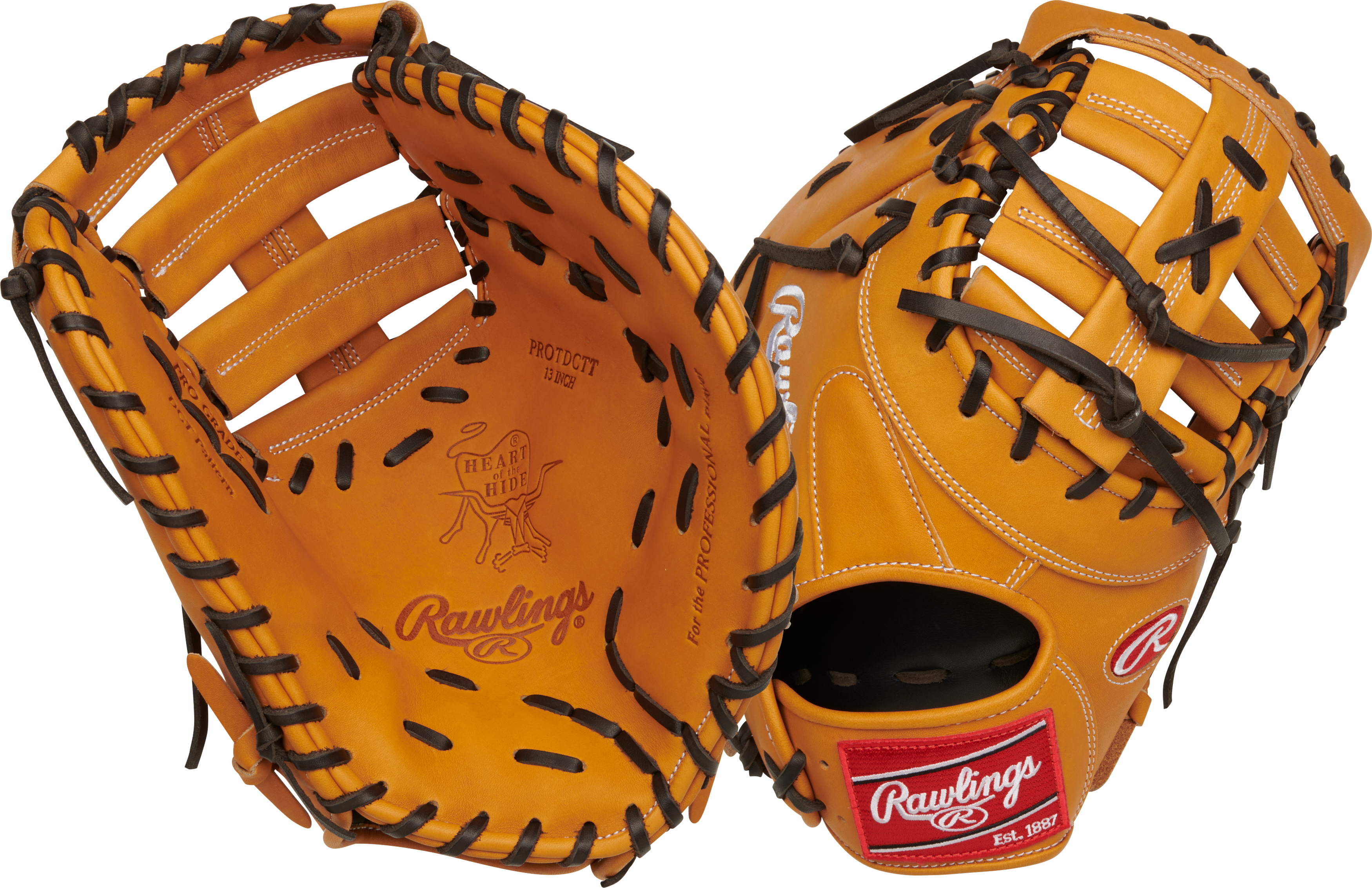RAWLINGS HEART OF THE HIDE TRADITIONAL SERIES FIRST BASE MITT 13-INCH BASEBALL GLOVE