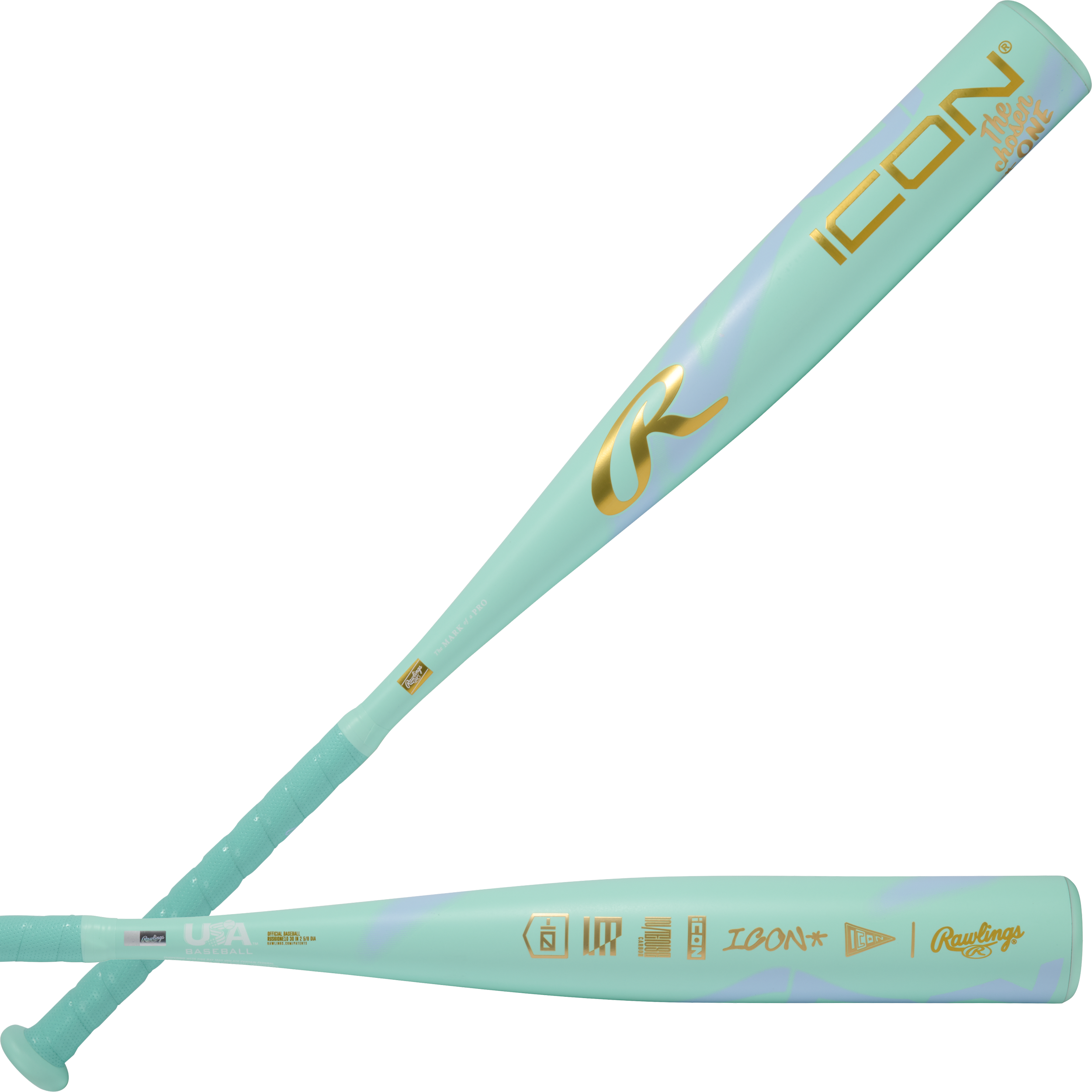RAWLINGS ICON THE CHOSEN ONE -10 USA BASEBALL BAT