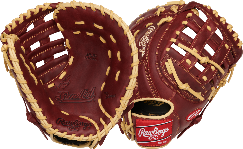 RAWLINGS SANDLOT SERIES FIRST BASE MITT 12.5-INCH BASEBALL GLOVE
