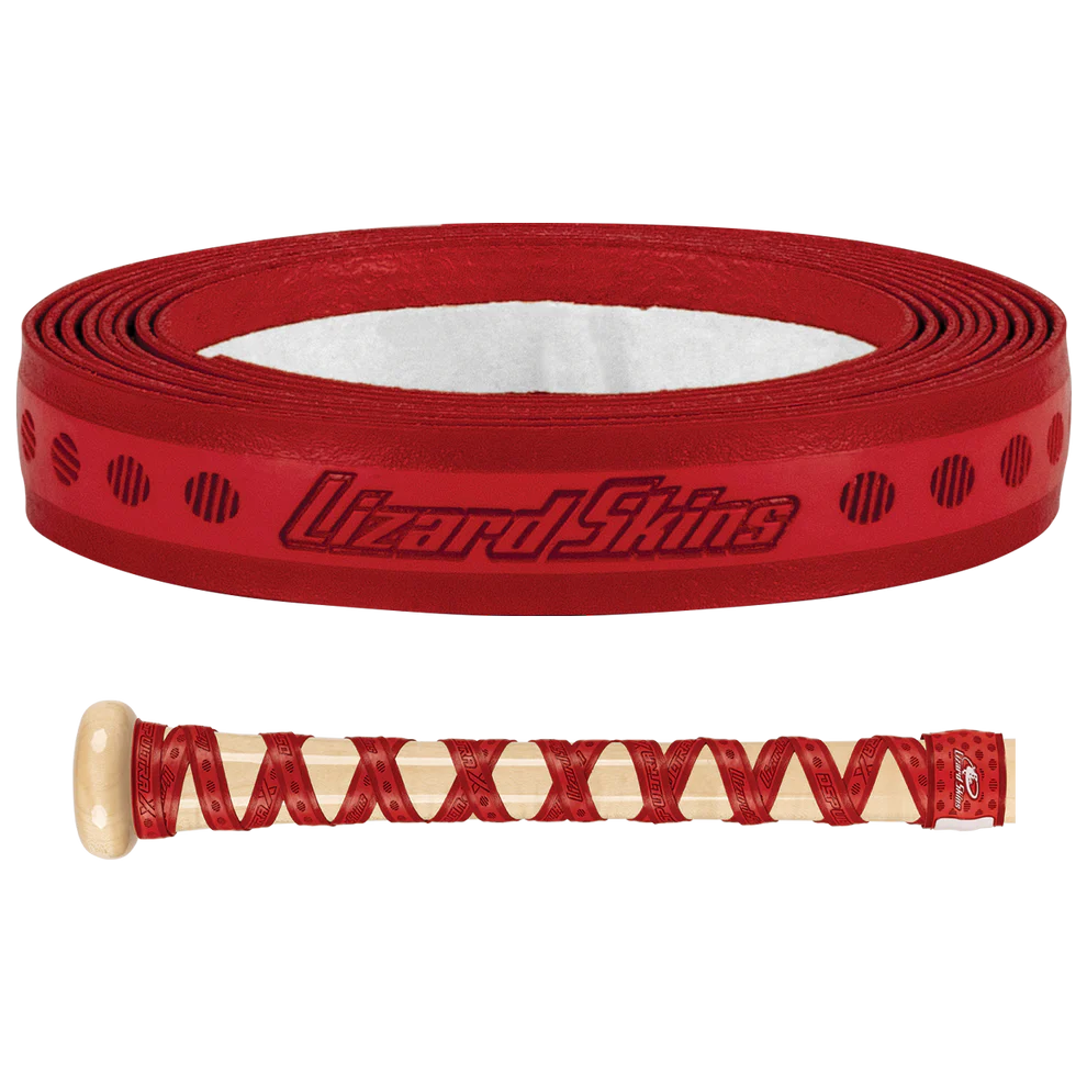 Lizard Skinb DSP Ultra X Bat Grip - Crimson Red