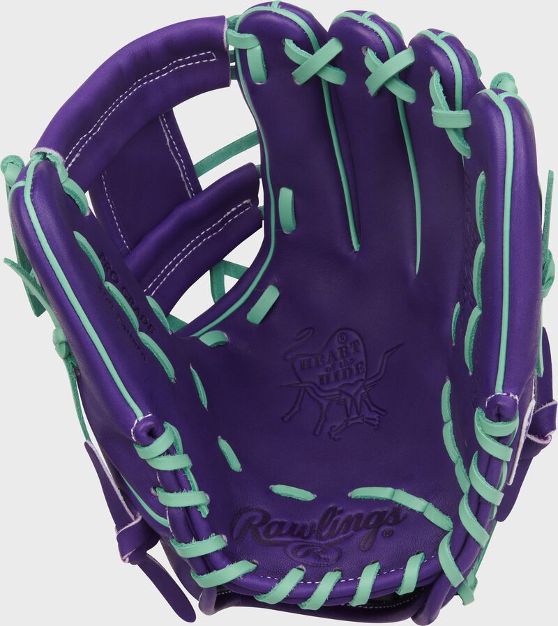 Heart of the Hide 11.5-Inch Purple Infield Glove, Right Hand Throw